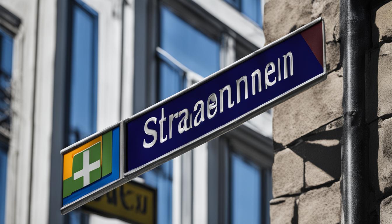 Straßennamen richtig schreiben Ein Leitfaden